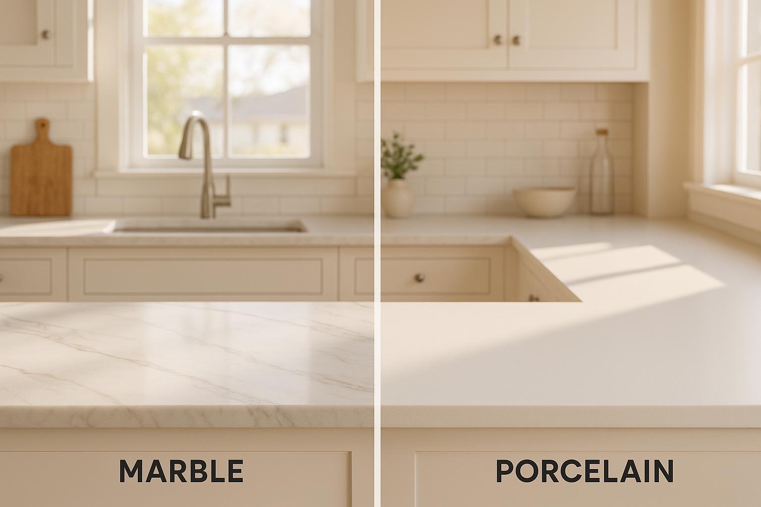 Marble vs Porcelain: Cost and Durability Guide