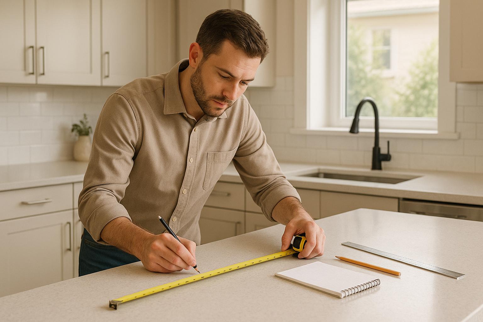 How to Measure for New Kitchen Countertops